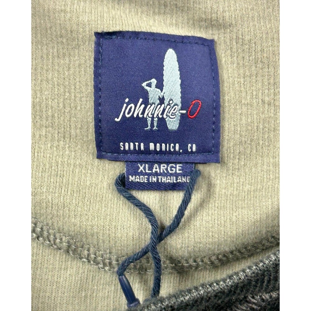 Johnnie O Sweatshirt Mens Gray Shields Crewneck Knit Pullover Golf Prep - Picture 5 of 11